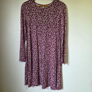 EUC OLD NAVY FLORAL PRINTED LONGSLEEVES SHORT DRESS SIZE MEDIUM